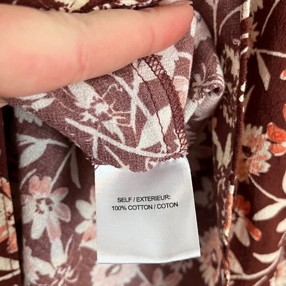 The Westside Delaney Floral Boho Blouse XS - Picture 4 of 5